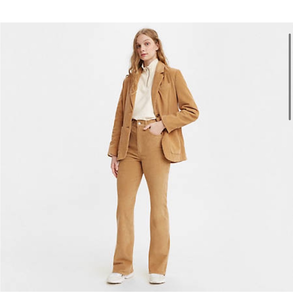 Levi’s corduroy high rise bootcut jeans